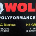 Wolf Polyformance 300 AAC Blackout 145 Grain FMJ Steel Case - 20 rds/box