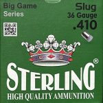 Sterling .410 Bore HIGH BRASS Big Game Series 2 1/2" 1345fps 1/4oz SLUGS *FREE SHIPPING over $550/NO LIMIT/HUGE SELECTION OF .410 BORE! - 25 Rds/Box