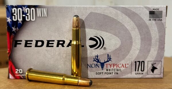 Federal 30-30 WIN 170 Grain WHITETAIL SOFT POINT FN HUNTING ROUNDS - 20 rds/box - Image 3