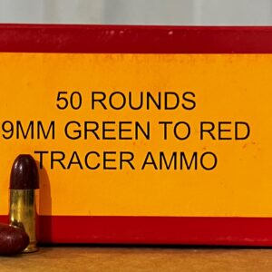 Happy Valley 9mm Green to Red REAL Tracer Ammo - 50 rds/box