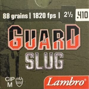 LAMBO 410 BORE 2-1/2" 1880fps RIFLED SLUG - 25 shells/box