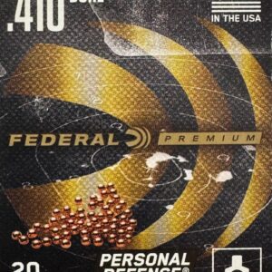 Federal Premium .410 BORE PERSONAL DEFENSE 4 SHOT 2-1/2" 7/16oz 950 FPS 59 Pellet BUCKSHOT - 20 shells/box